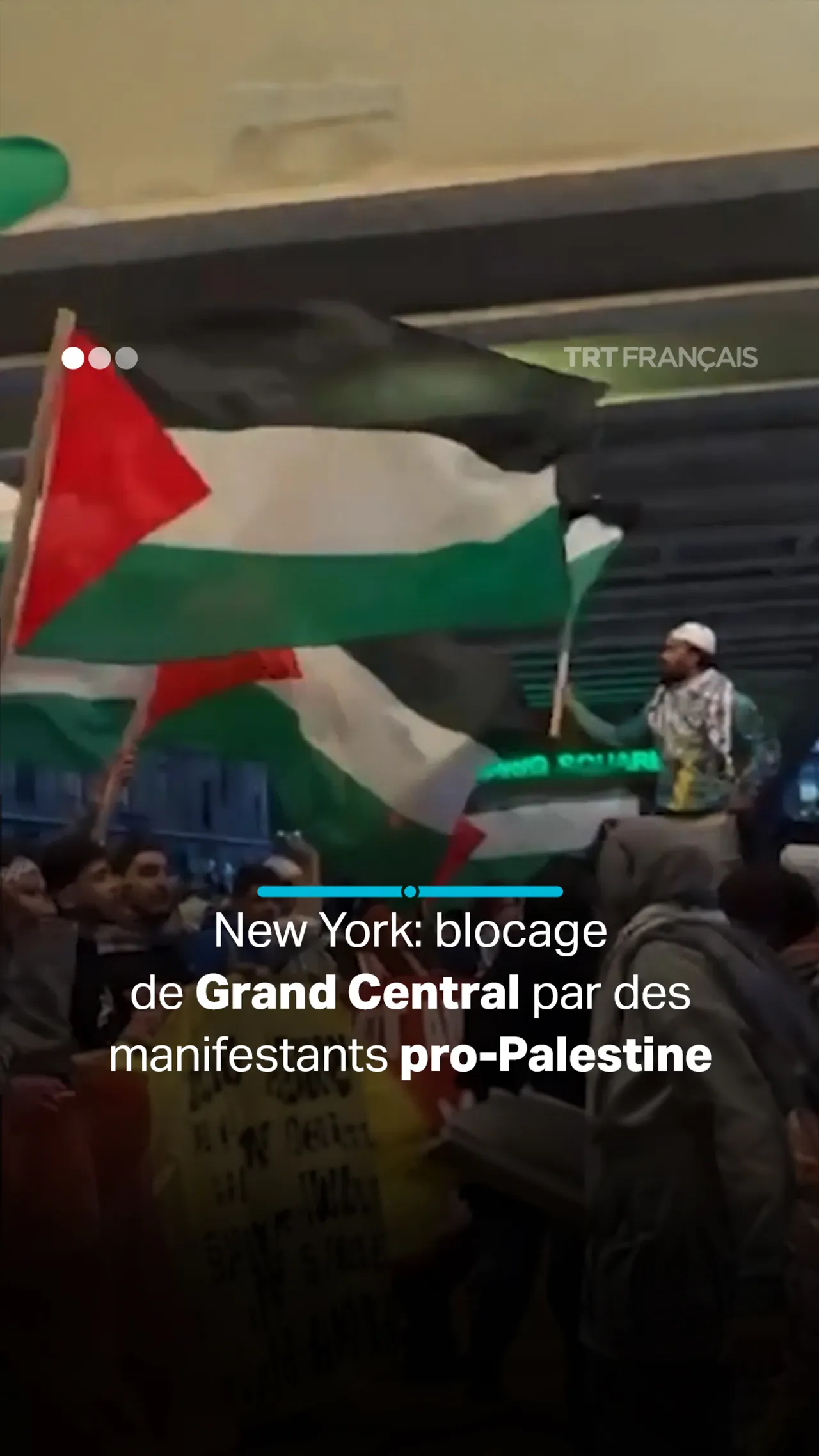 New York: blocage de Grand Central par des manifestants pro-Palestine